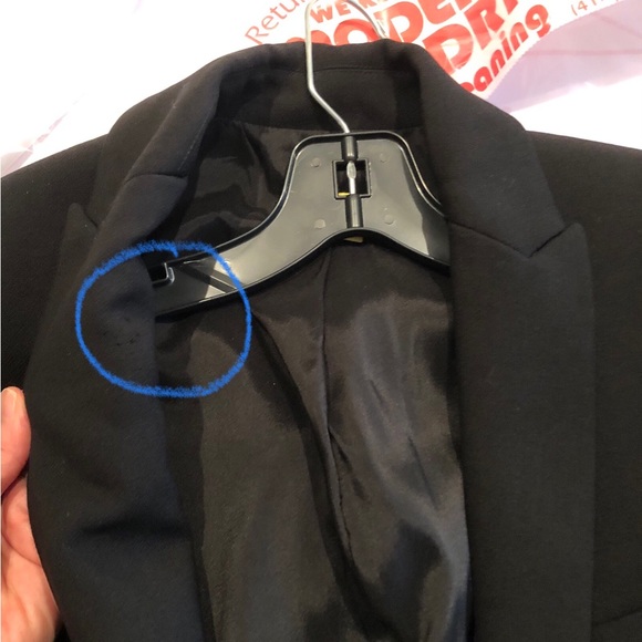 Joseph Savoy Black Wool Blazer Women Size M - Picture 17 of 17